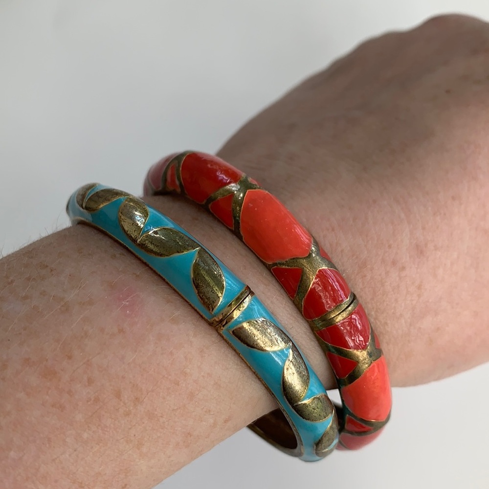 Nordstrom Enamel Bangle Bracelets